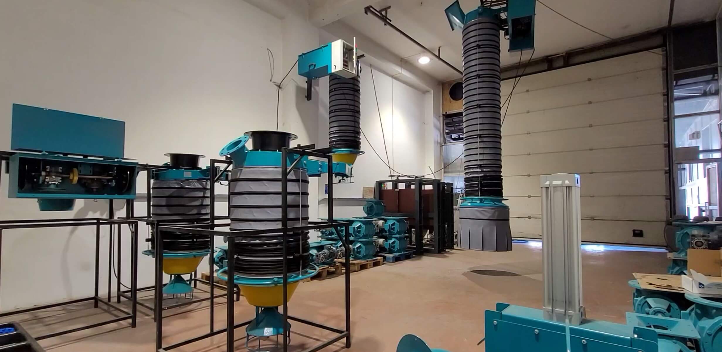 أنظمة التفريغ والتعبئة